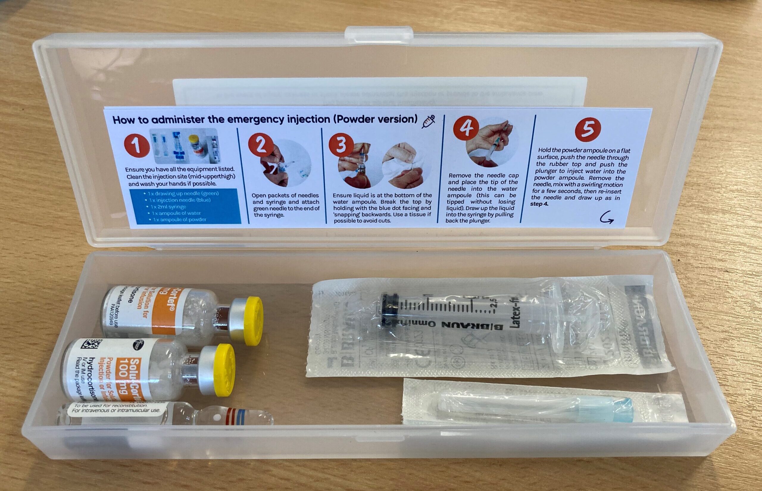 Hydrocortisone Injection Box Pituitary Foundation