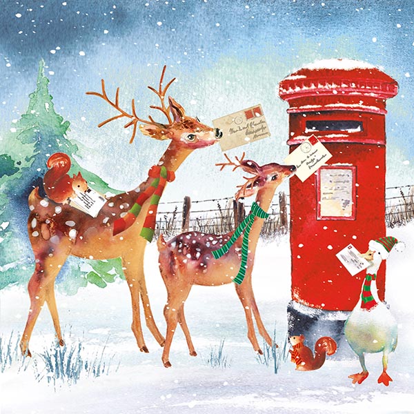 Deer Post - Christmas Cards