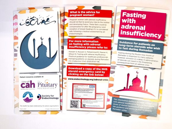 Fasting with Adrenal Insufficiency Leaflet