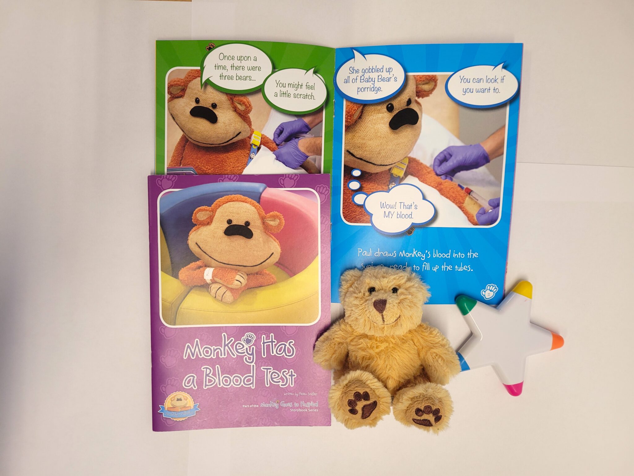 Monkey Has a Blood Test Booklet - Pituitary Foundation