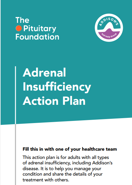 the title page of our adrenal insufficiency action plan
