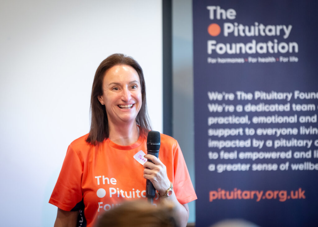 Debbie giving a talk at our 2025 southampton get together