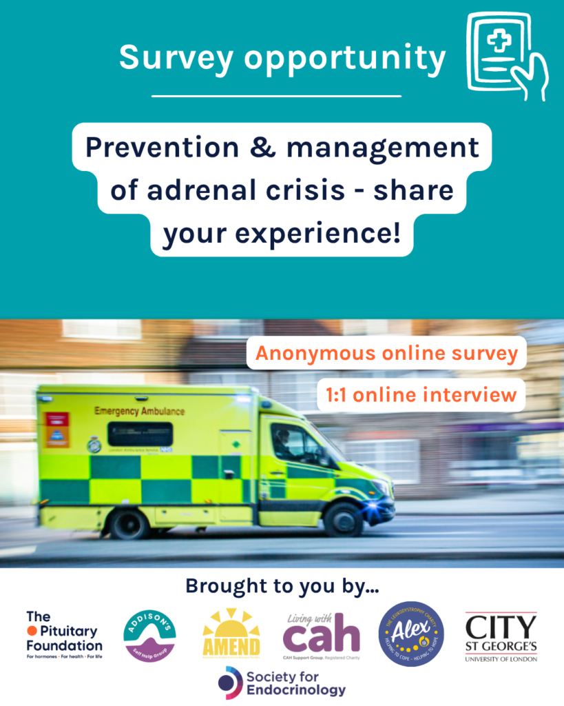 Adrenal crisis survey poster