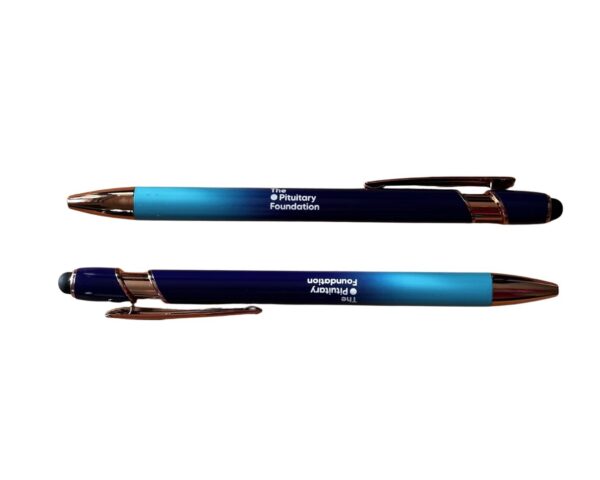 Navy and Teal Pituitary Foundation Pen